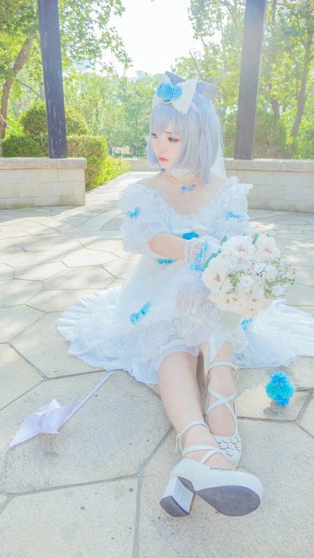 VOCALOID COS御姐洛天依花嫁 - 斯文文文文